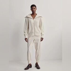 VARLEY Mayville Knit Everett Sweater 
Size: XS
Color: Egret